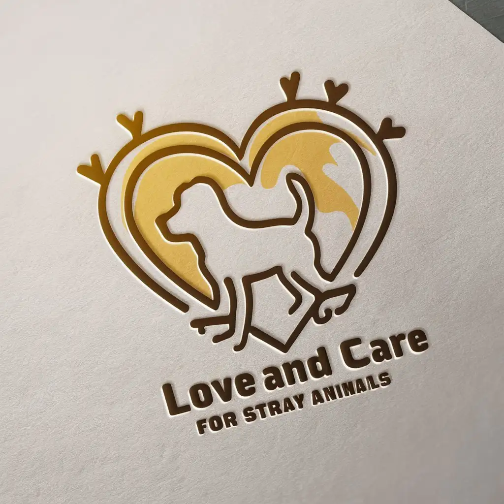Design a logo for a compassionate stray animal care program