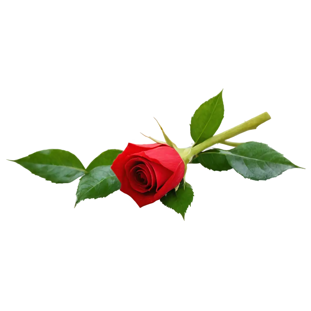 Exquisite-PNG-Image-of-a-Beautiful-Red-Rose-Perfect-for-Digital-Designs