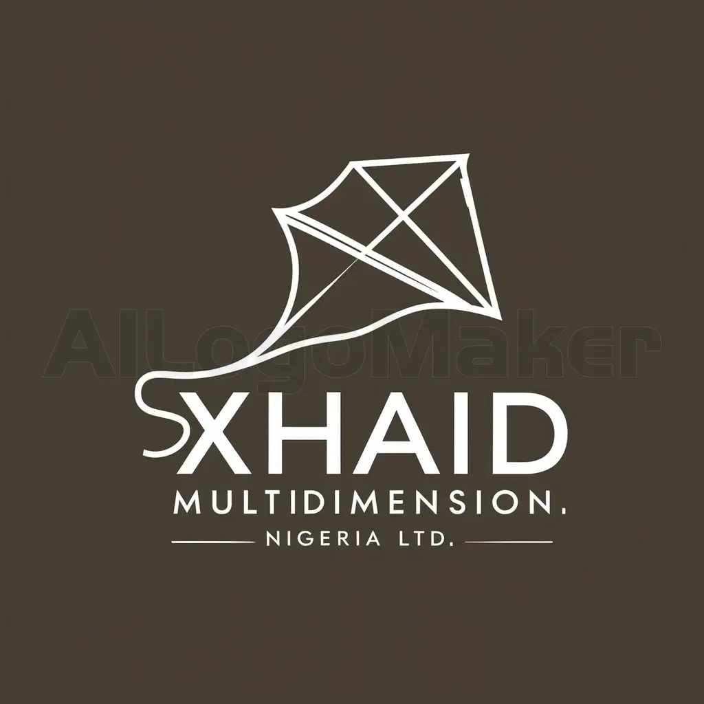 a logo design,with the text "XHAID MULTIDIMENSION NIGERIA LTD.", main symbol:KITE,Moderate,clear background
