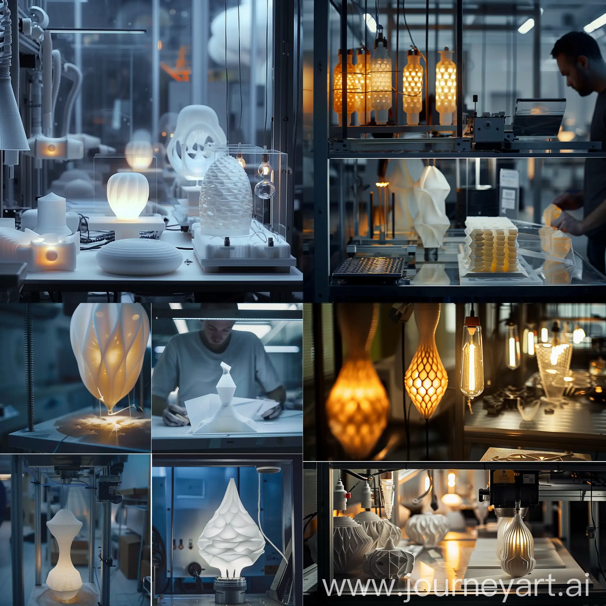Minimalist-3D-Printed-Lamp-Production-Process