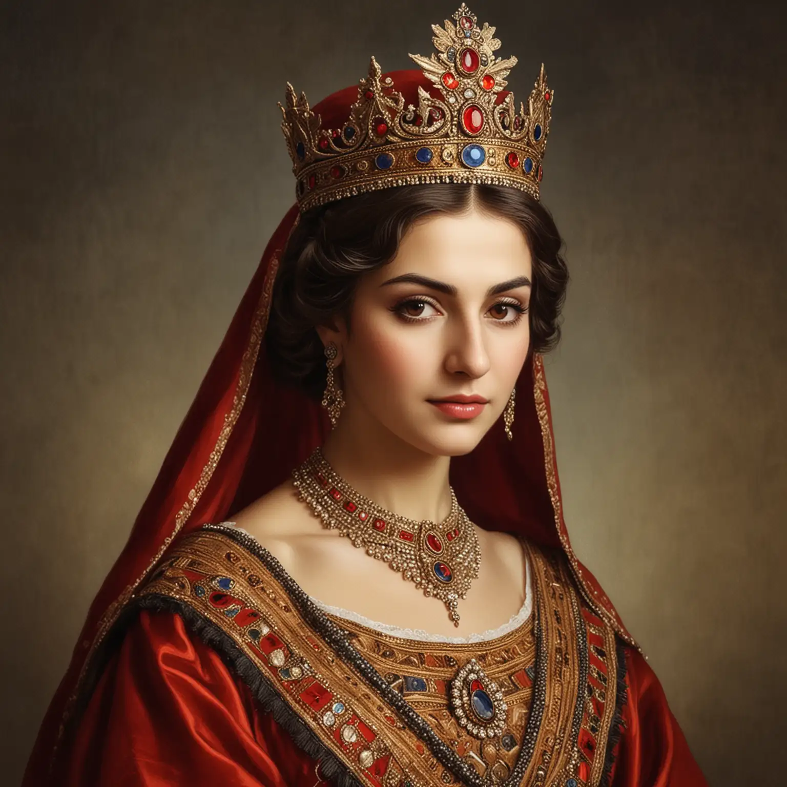 Anahit Queen of Armenia Regal Portrait of a Historical Figure