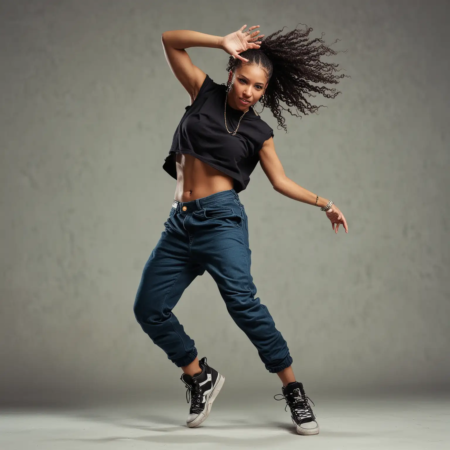 Energetic-Woman-Dancing-Hip-Hop