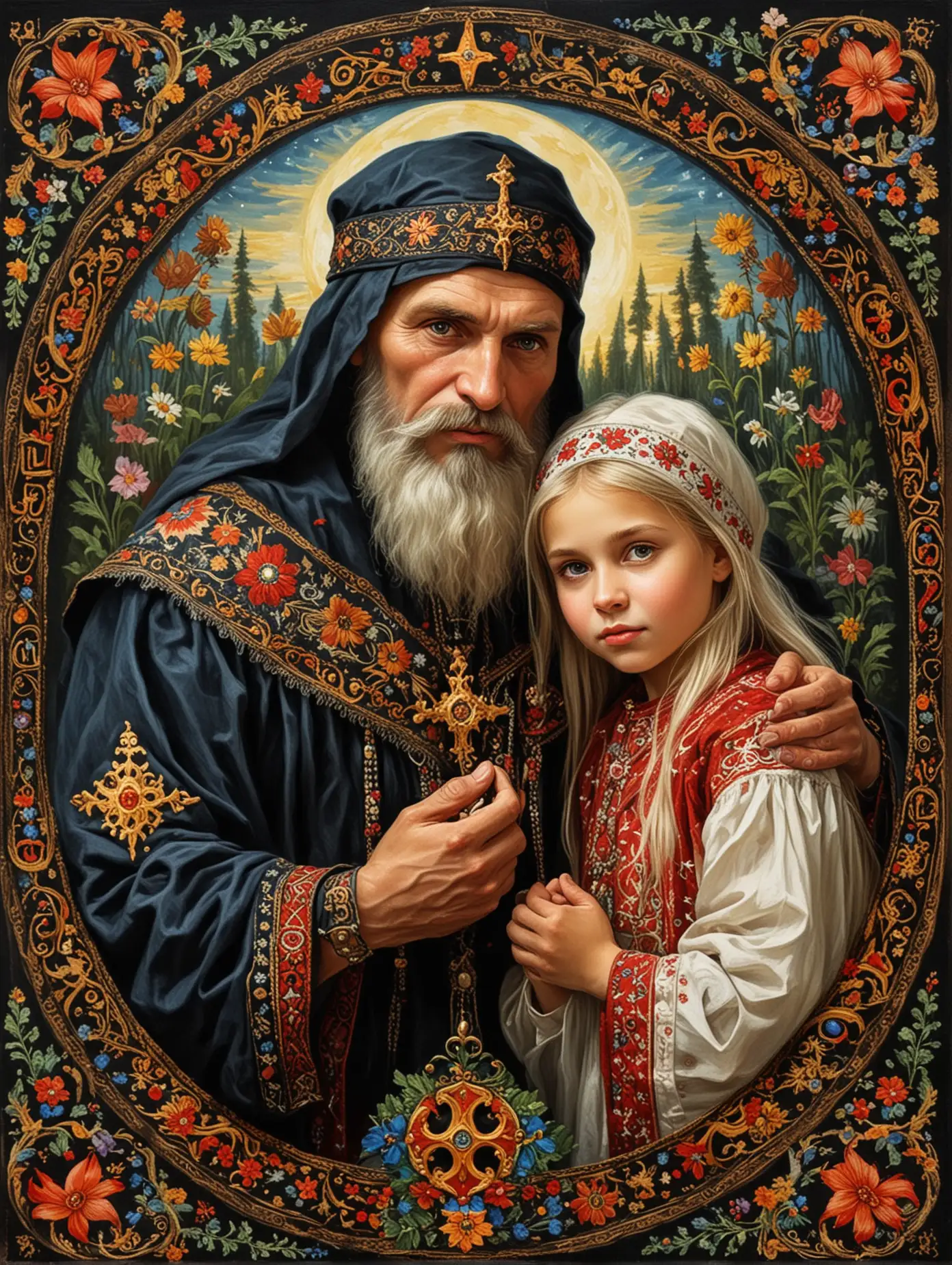 Slavic-Father-and-Daughter-Tarot-Card-Artwork
