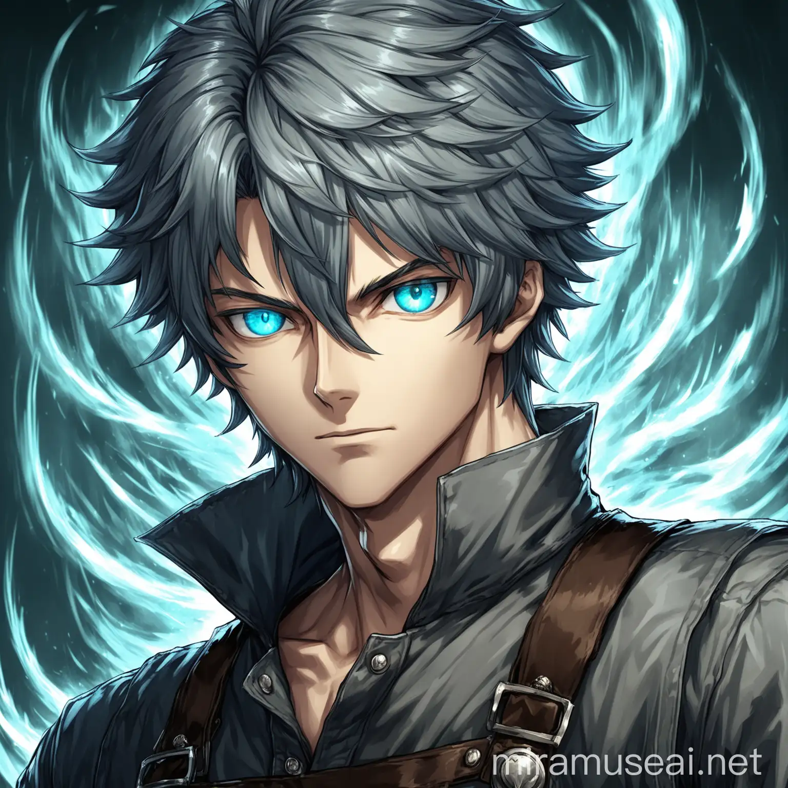 Overall,he is a charming Assassin character who has cyan eyes and gray comma hair, exuding an aura of mystery, danger and undeniable skill. His striking appearance, sharp wit, and unwavering loyalty make him a compelling figure who is sure to catch the eye of any Midjourney creation.