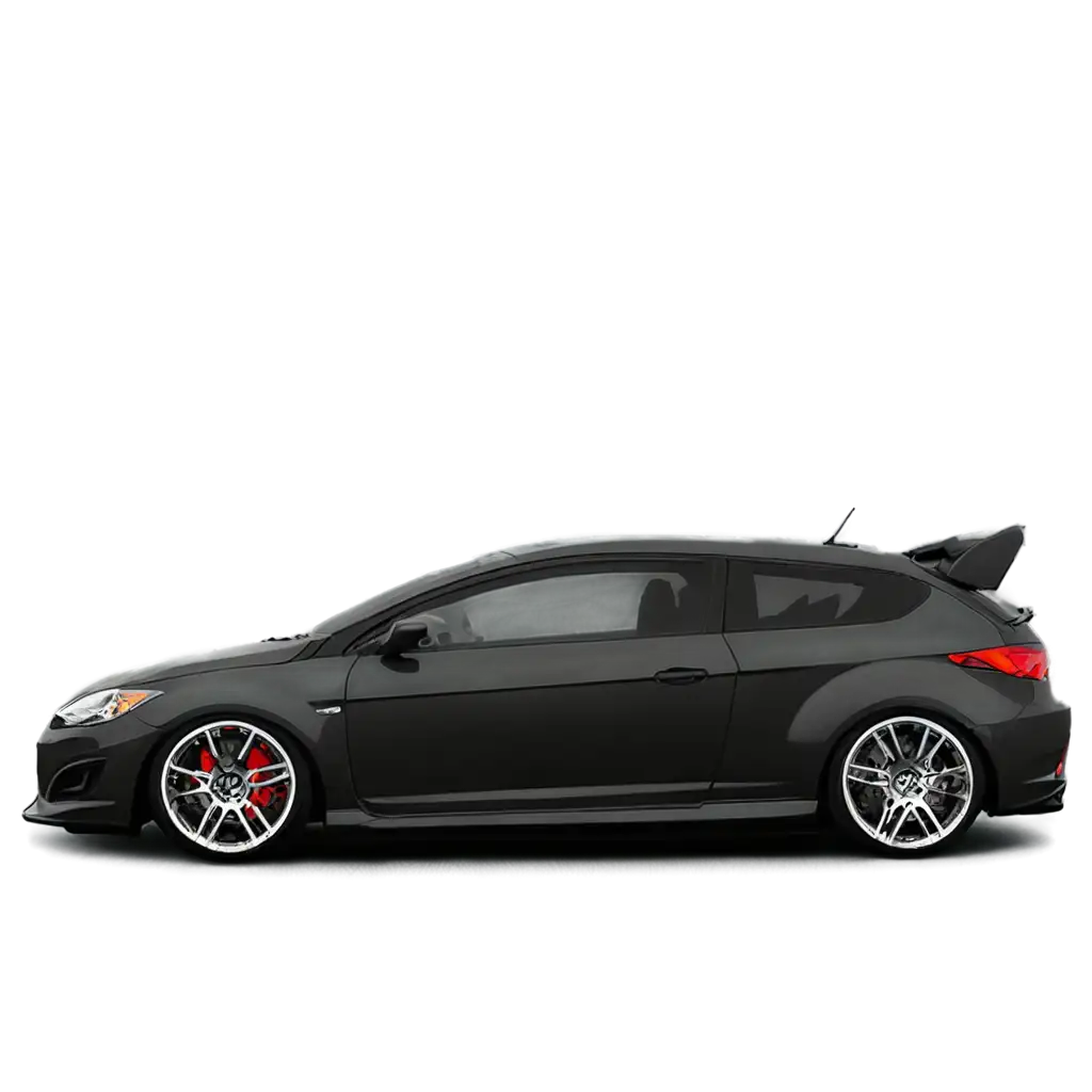 Enhanced PNG Image of a Lowered Tuned new fieta preto 2013Car Elevate Your Content with HighQuality Visuals