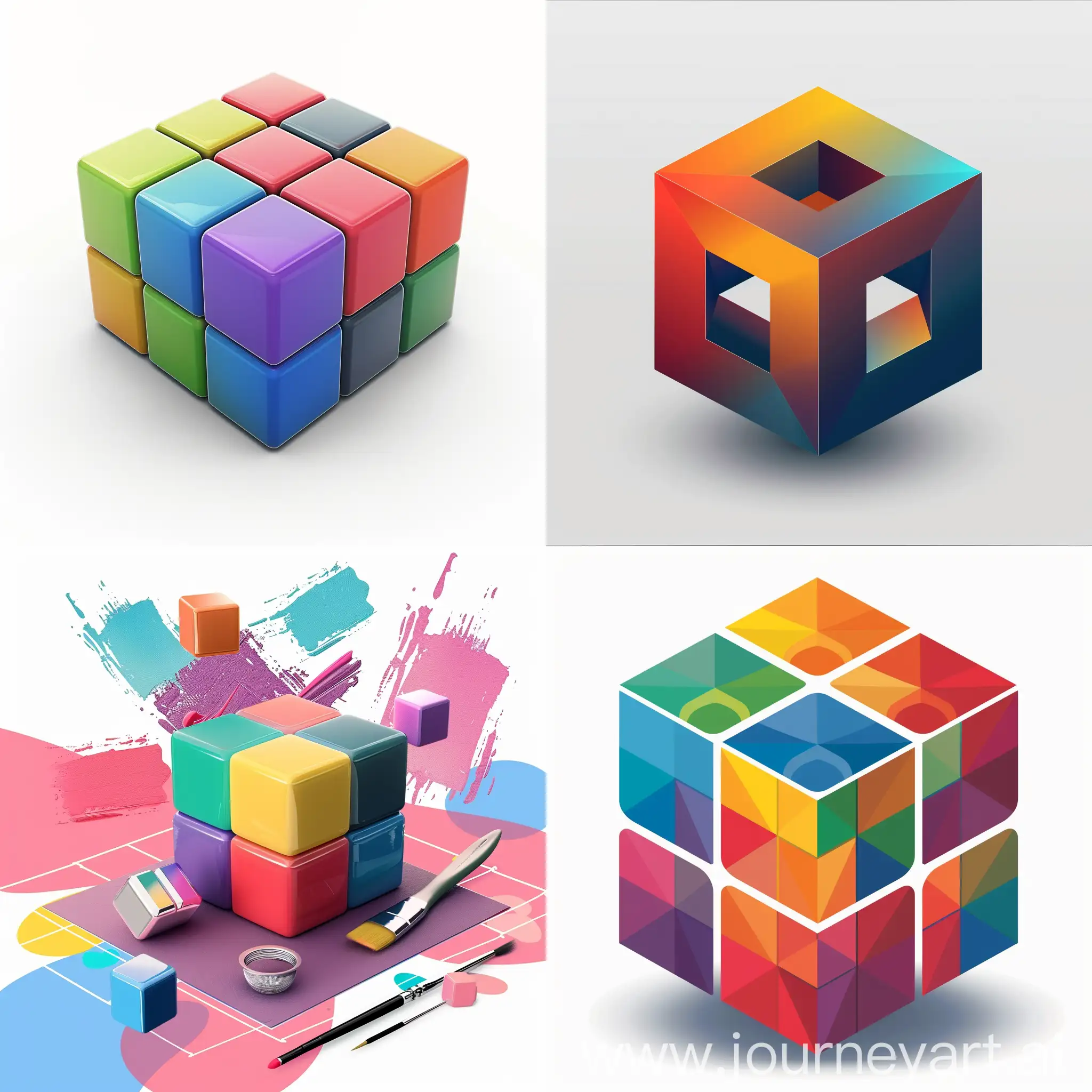 3D-Cube-Icon-in-Graphic-Animation-Design