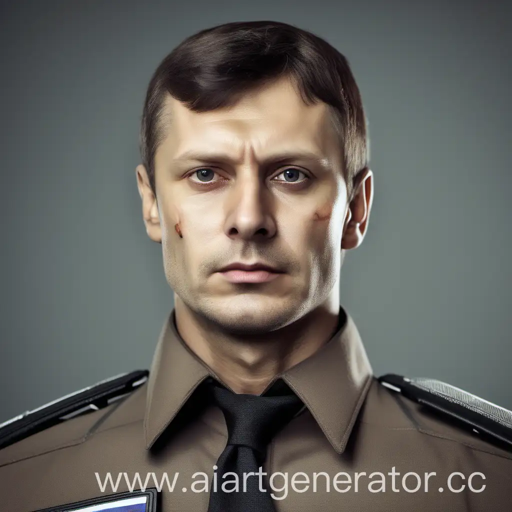 Russian-Policeman-Sergei-DarkHaired-Officer-with-Cross-Emblem