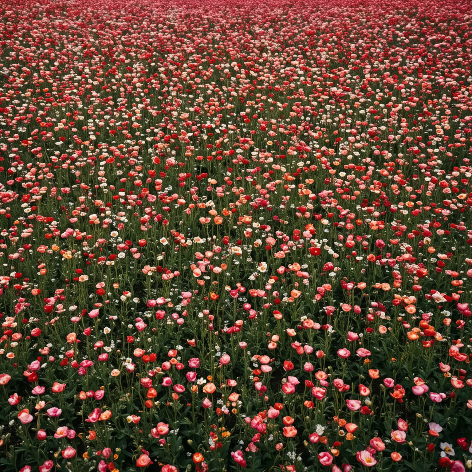 Vibrant Blossoms in a SunKissed Meadow