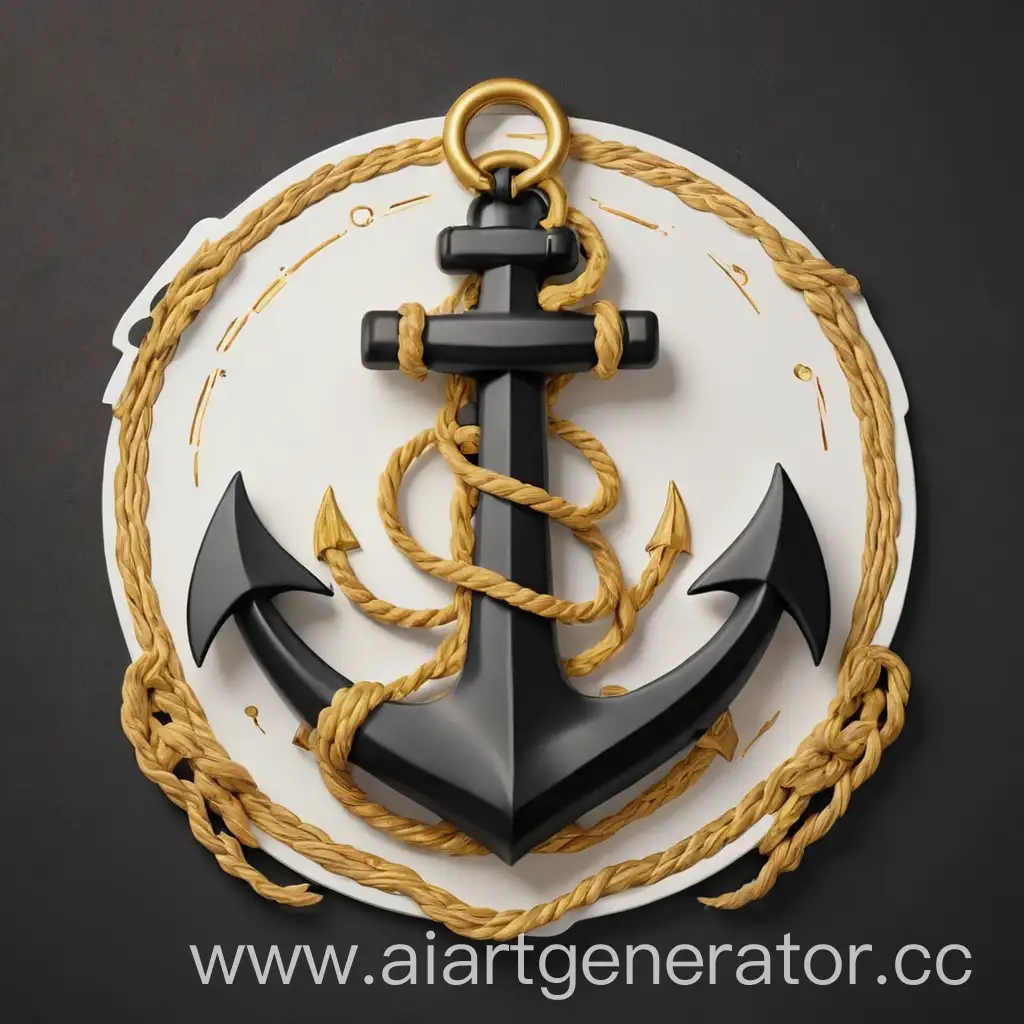 Elegant-Logo-Design-with-Anchor-in-Black-Gold-and-White