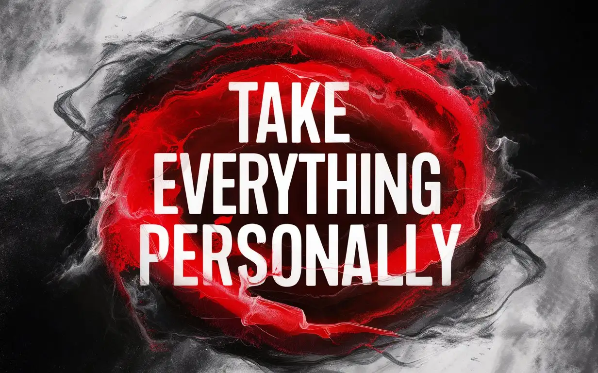 Take everything personally