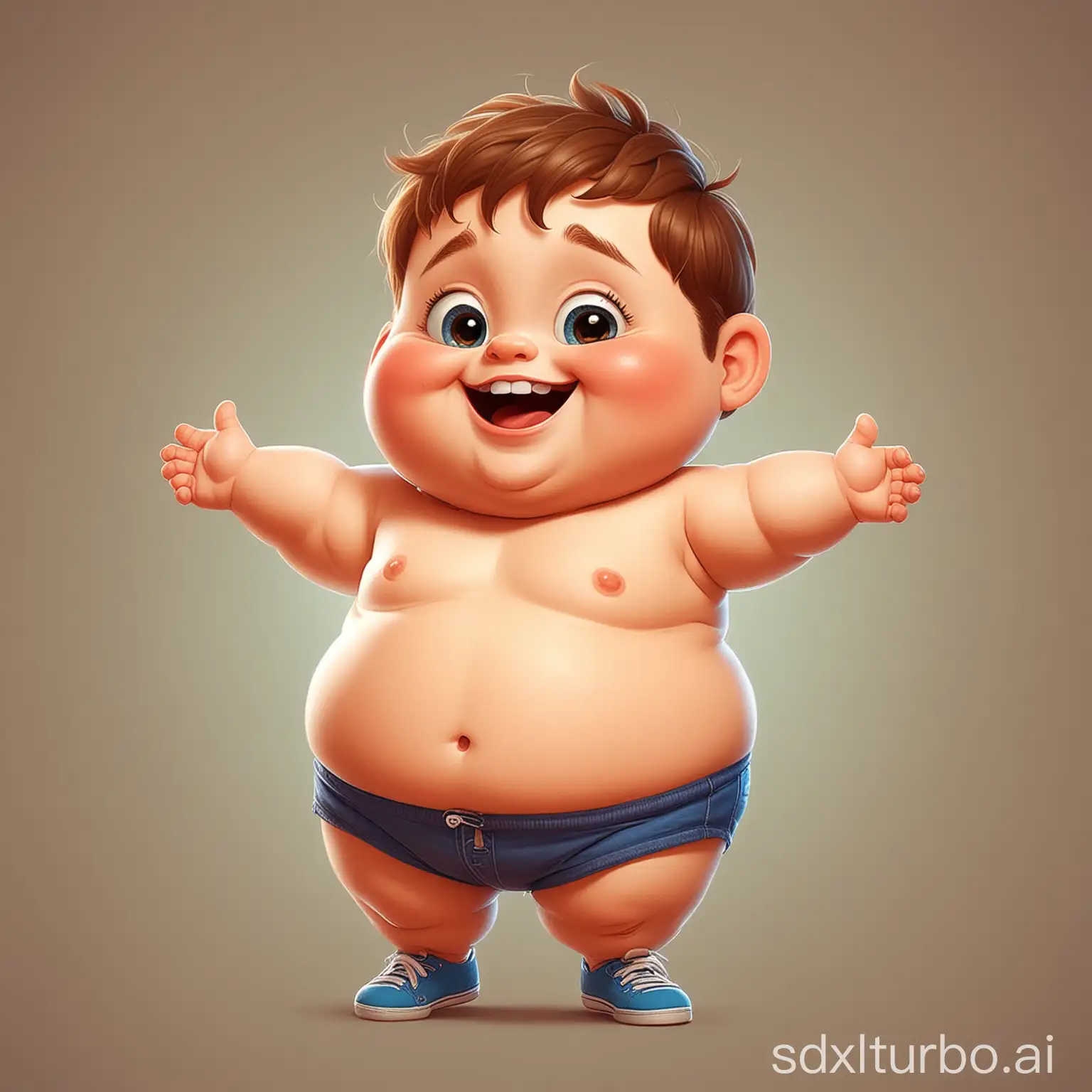 Cheerful-Cartoon-Chubby-Kid