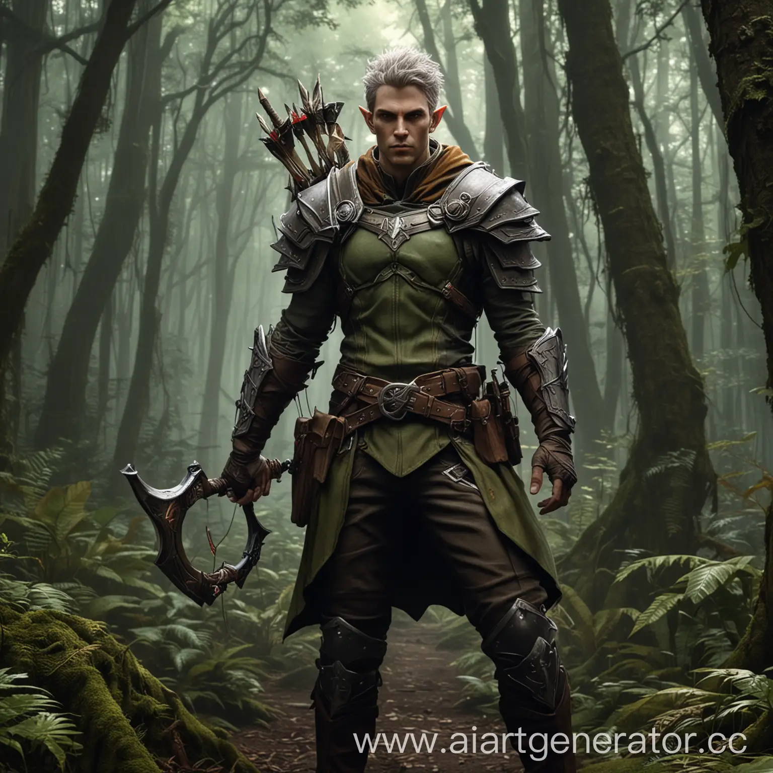 Forest-Tracker-Master-Elf-Archer-Hunting-in-the-Wilderness