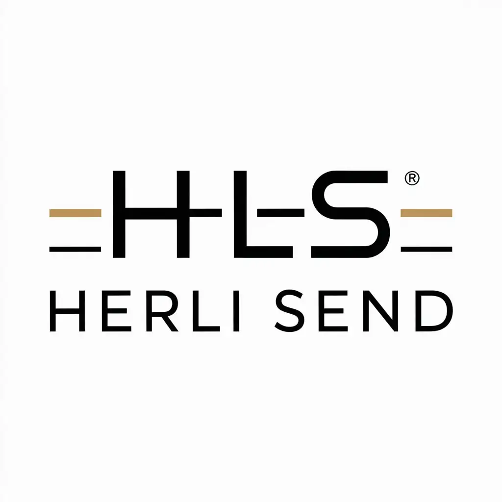 a logo design,with the text "hls", main symbol:Herli Send,Minimalistic,be used in Others industry,clear background