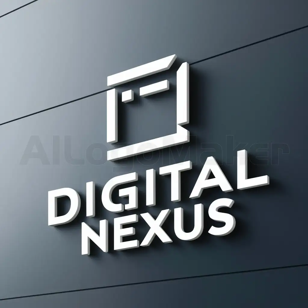 a logo design,with the text "Digital Nexus", main symbol:Subscription,Moderate,clear background