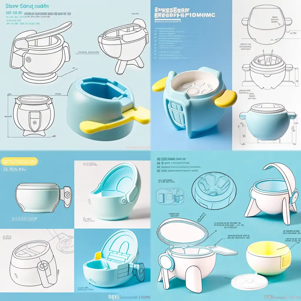 Childrens-Water-Drive-Insulation-Bowl-Design-Sketch-Portable-and-Cute