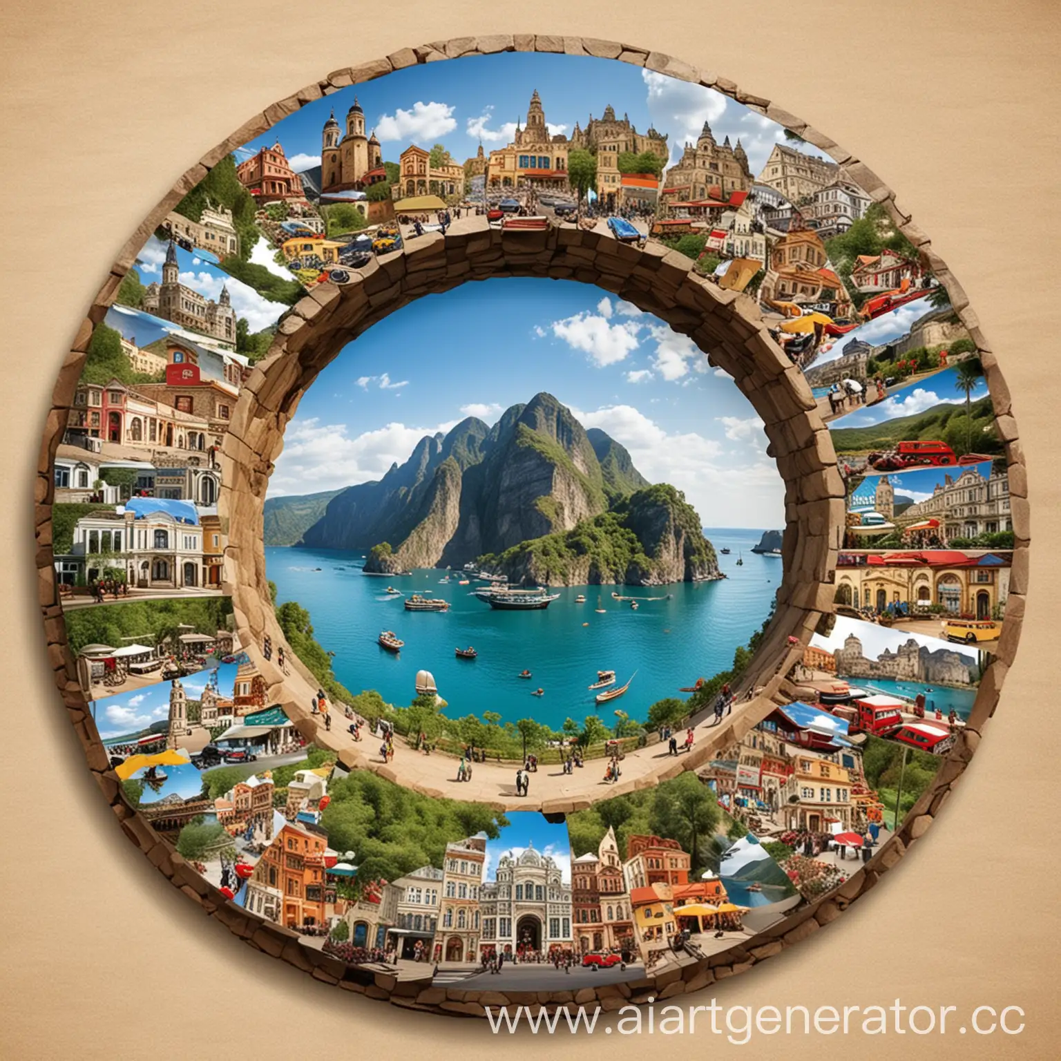 Tourism-and-Tourist-Company-Banner-with-Round-Design