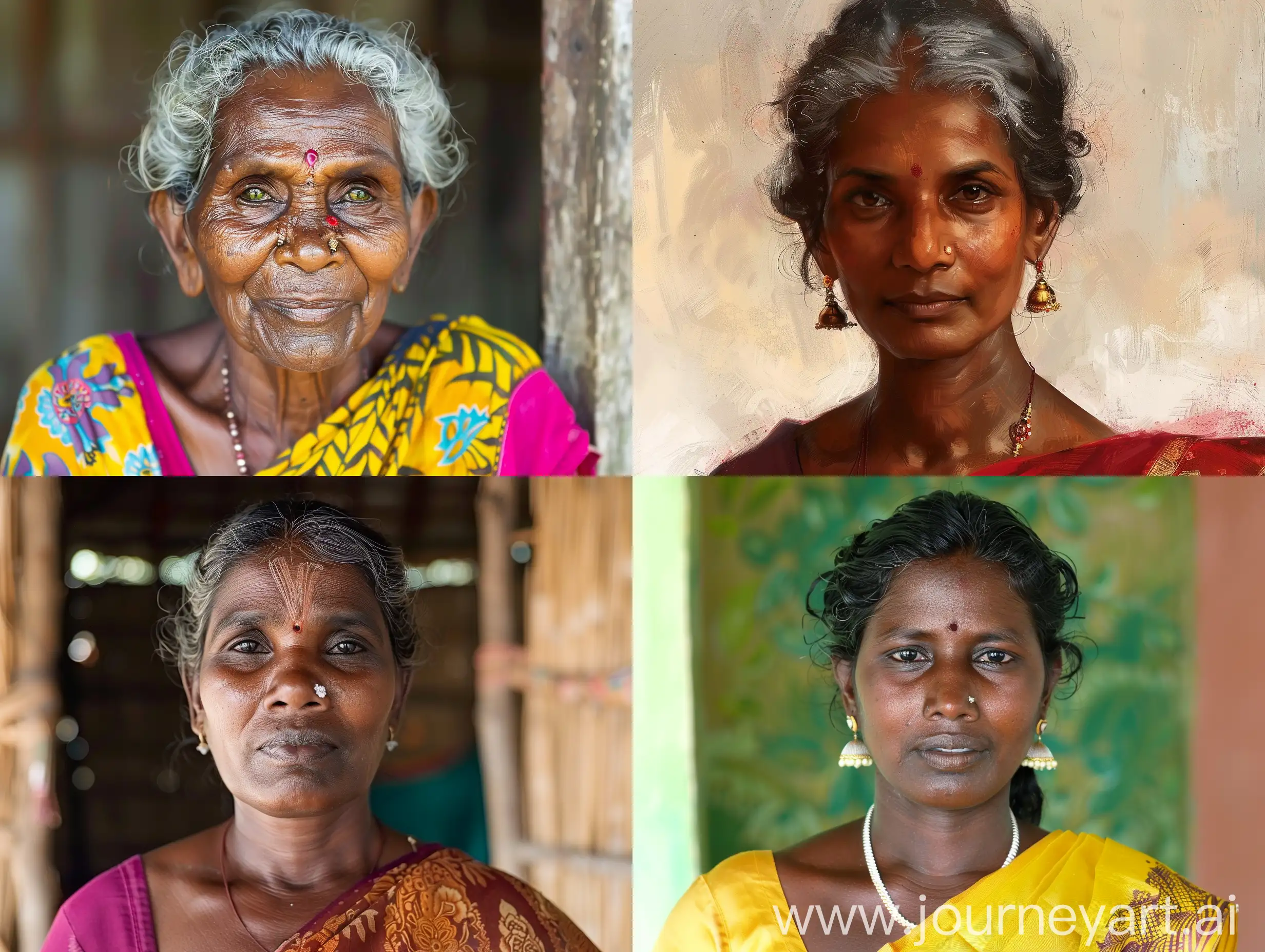 Traditional-Tamil-Woman-with-Natural-Beauty