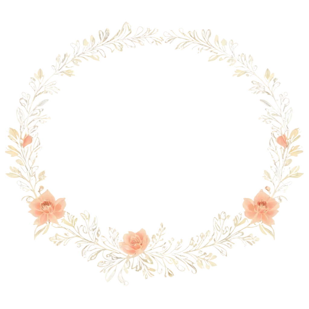 floral circular borders