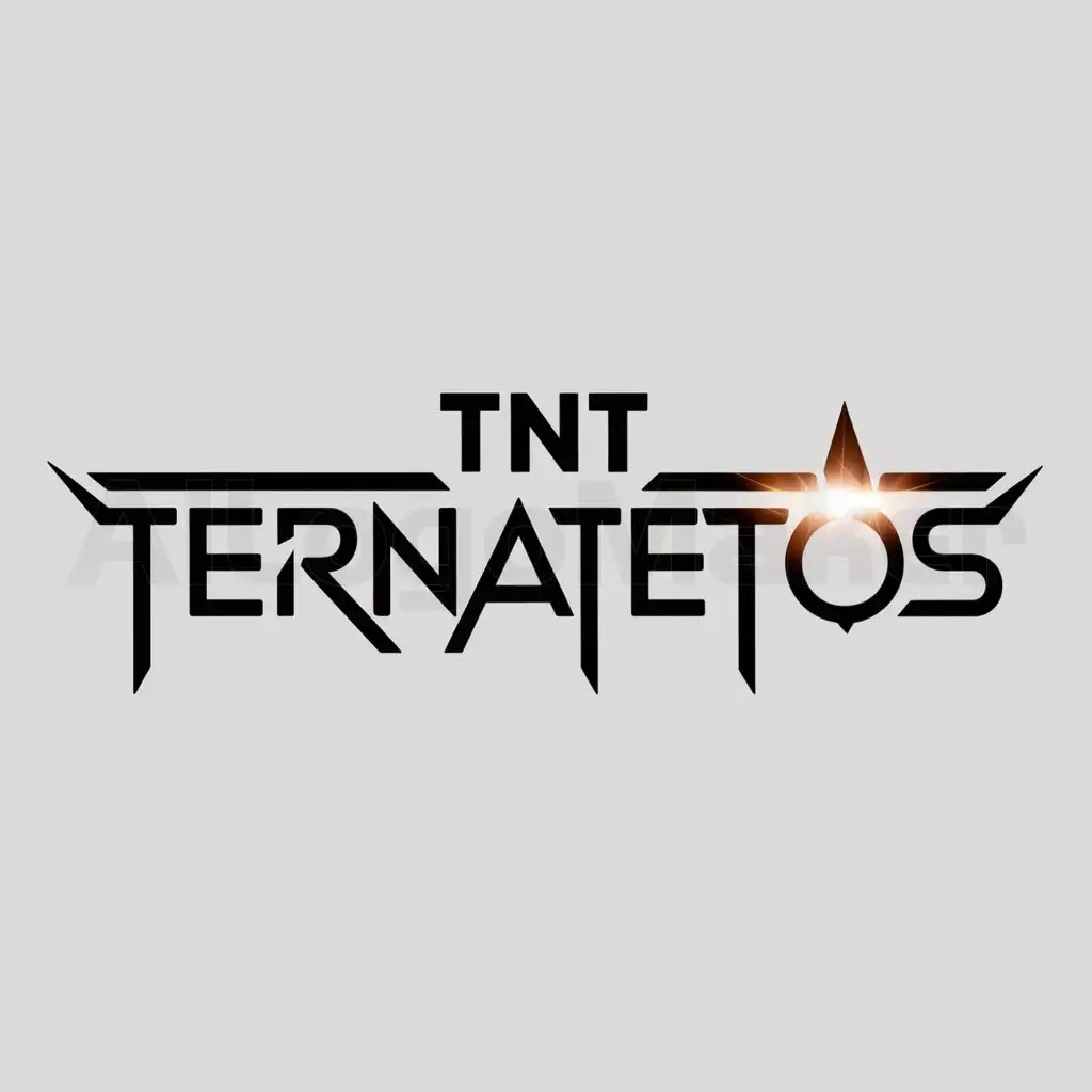 a logo design,with the text "TNT", main symbol:TERNATETOS,Moderate,be used in GAMING industry,clear background