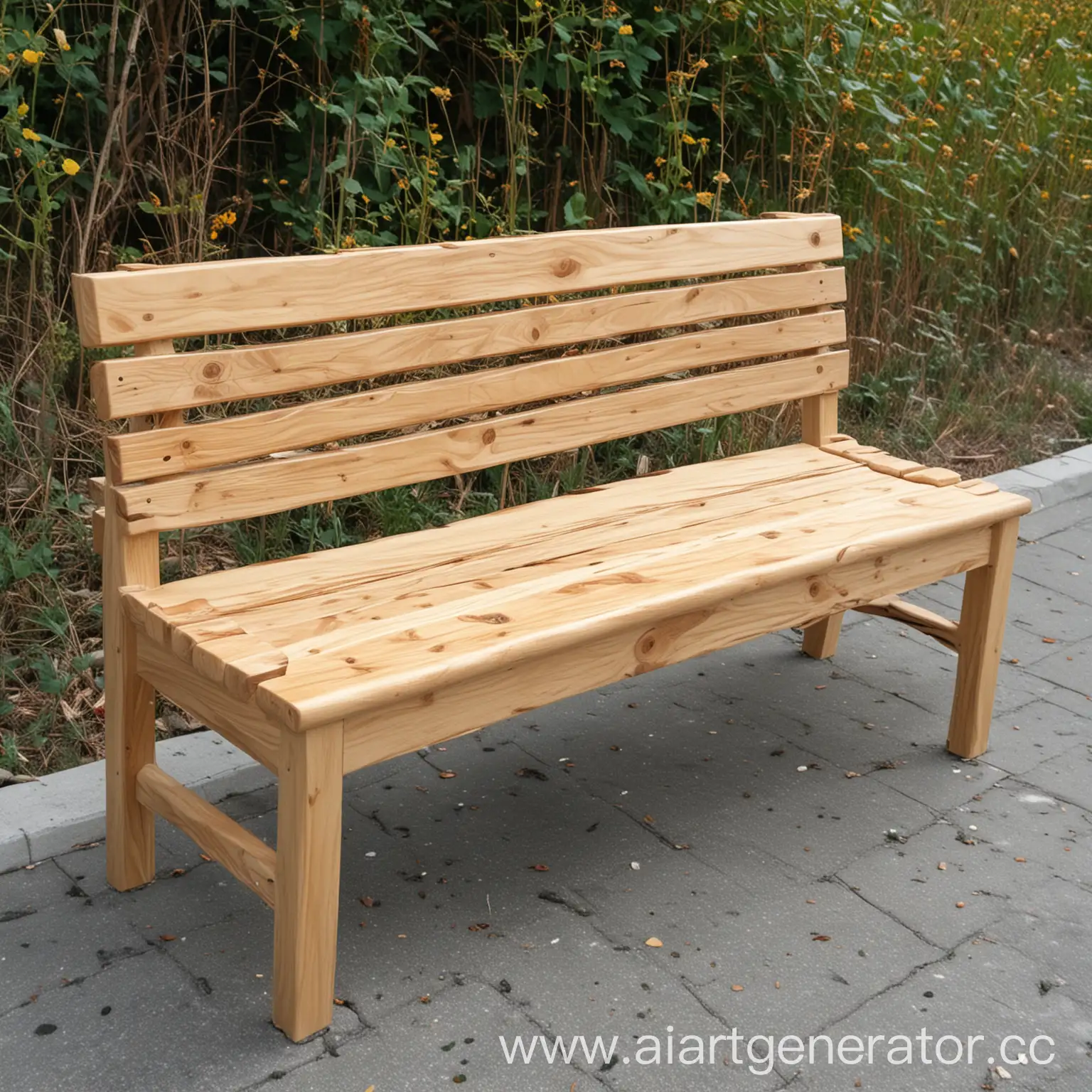 Rustic-Wooden-Bench-Crafted-from-Brusiv-DPKColored-Linden-Wood