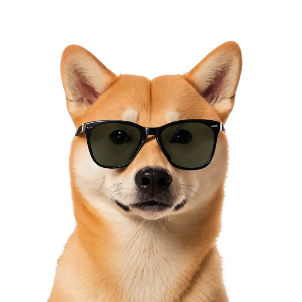 Shiba inu dog wif cool shades