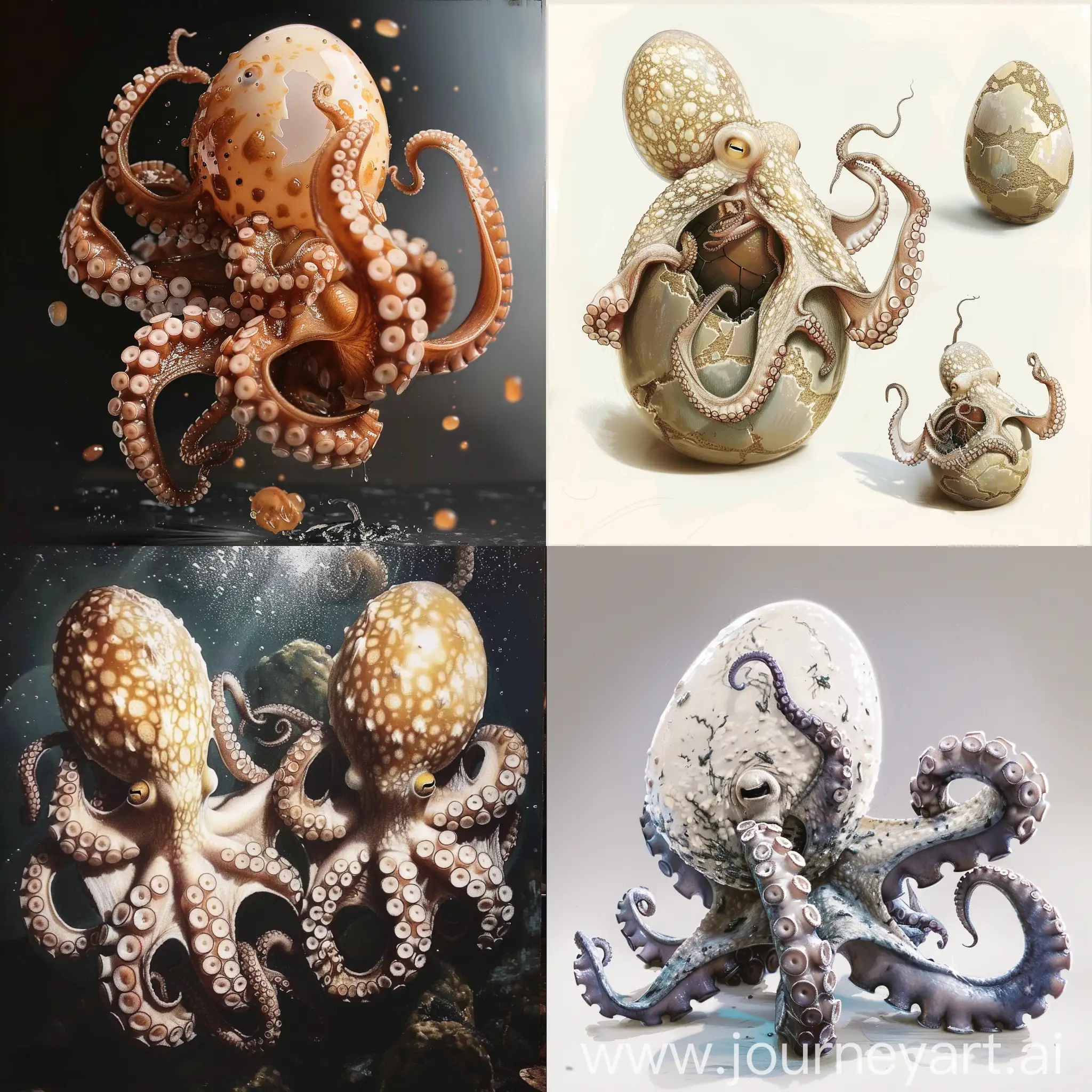 Octopus-Egg-Hatching-Process-in-Photorealistic-Art