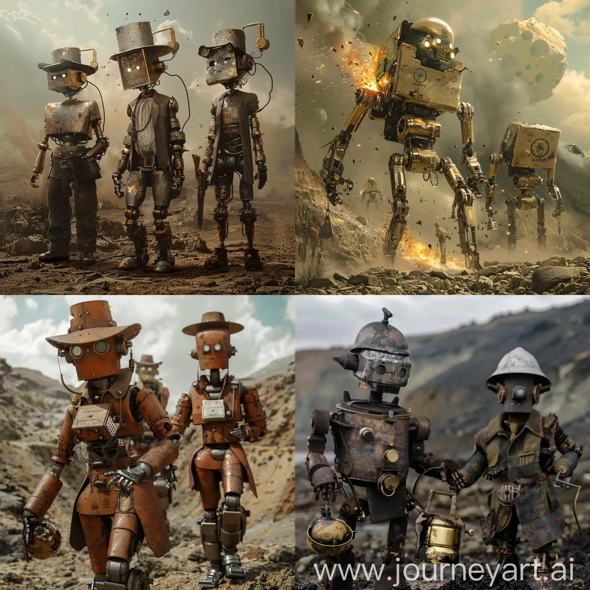 Robotic-Miners-in-an-Alternate-Gold-Rush-Universe