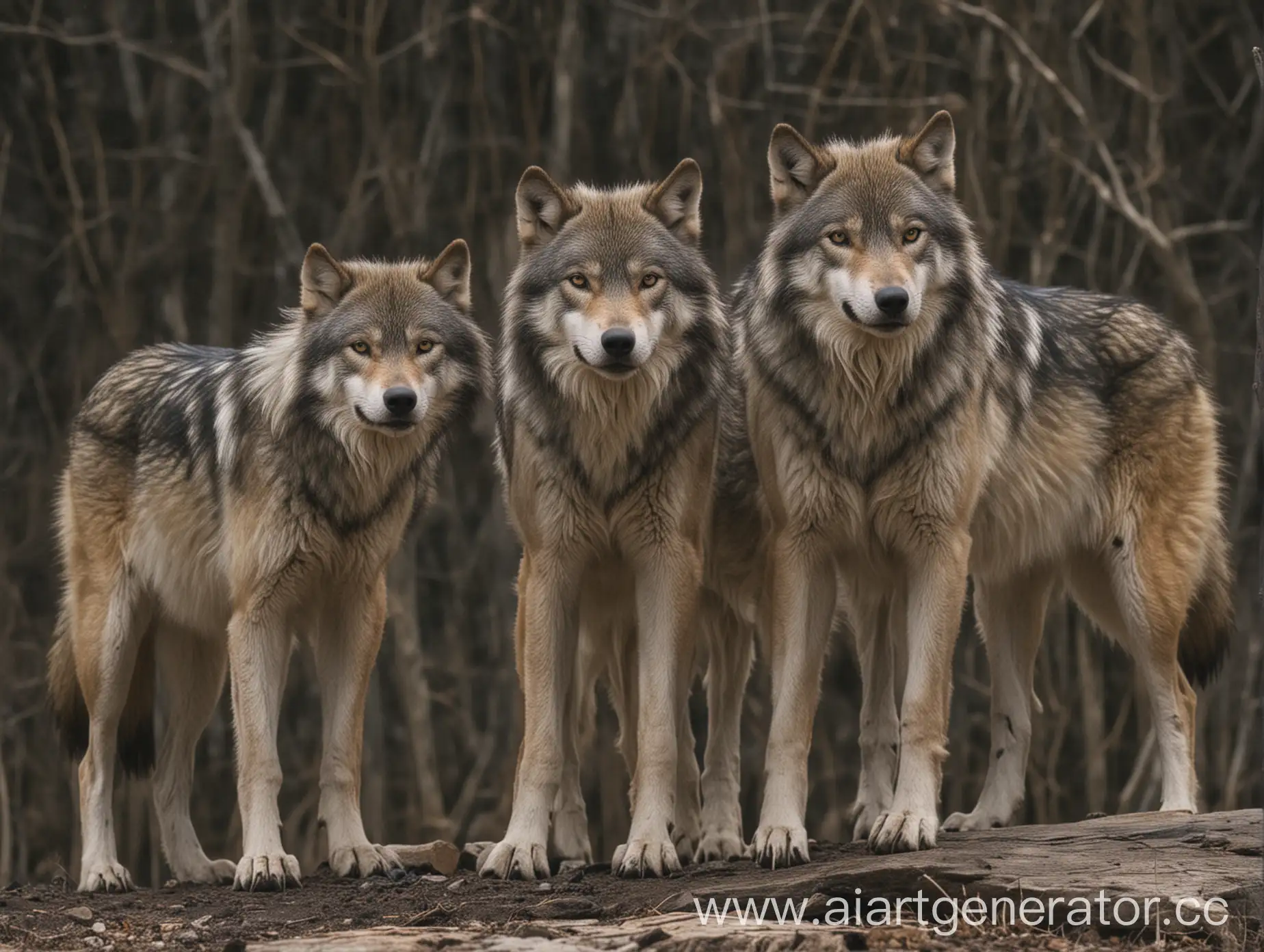 Majestic-Wolves-Roaming-the-Moonlit-Forest