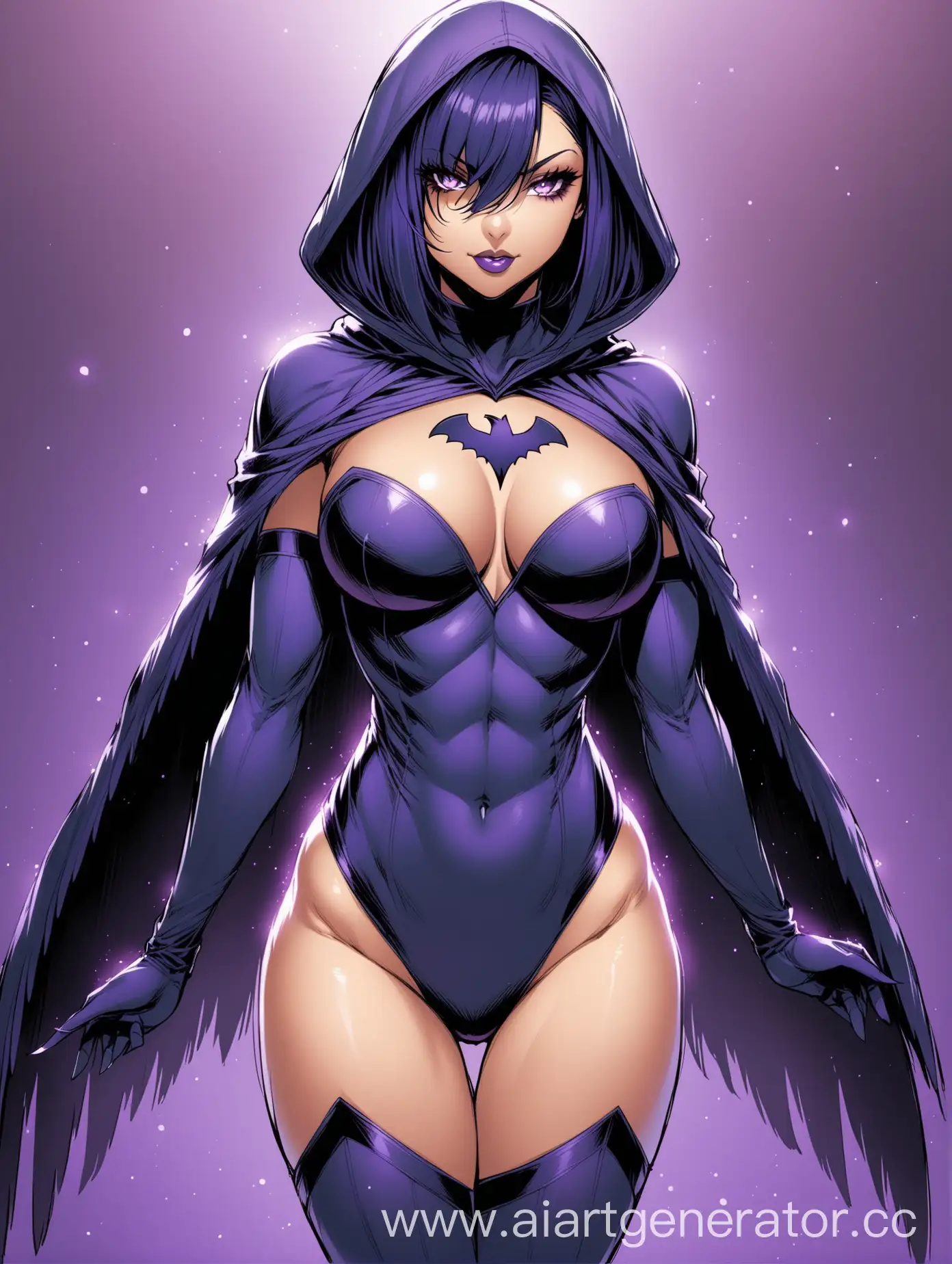 Raven from DC, perfect body, sexy costume