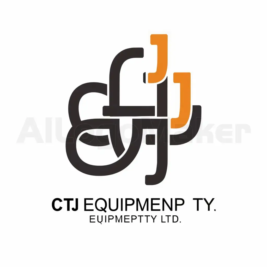 LOGO-Design-for-CTJ-Equipment-Pty-Ltd-Symmetrical-CTJ-Letters-Logo-with-Clear-Background