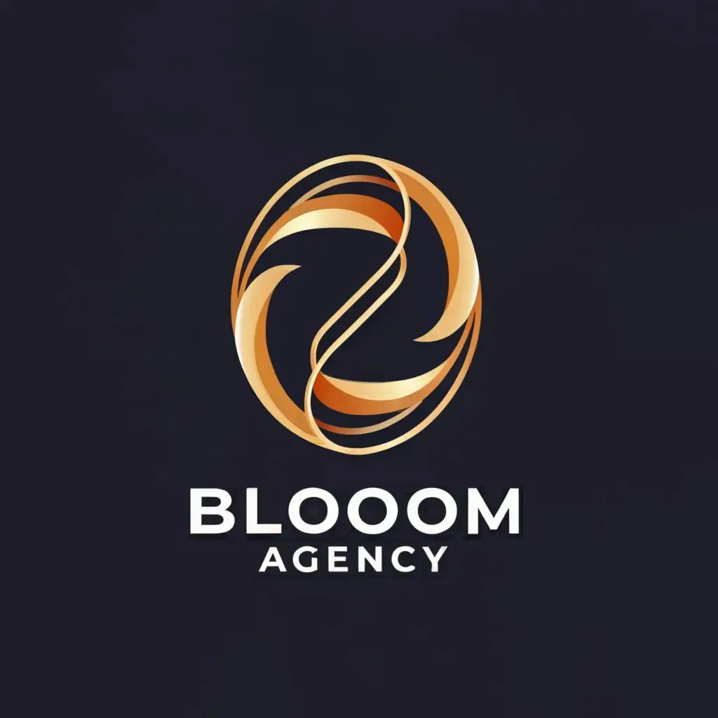 a logo design,with the text "BLOOM AGENCY", main symbol:B,complex,be used in Internet industry,clear background