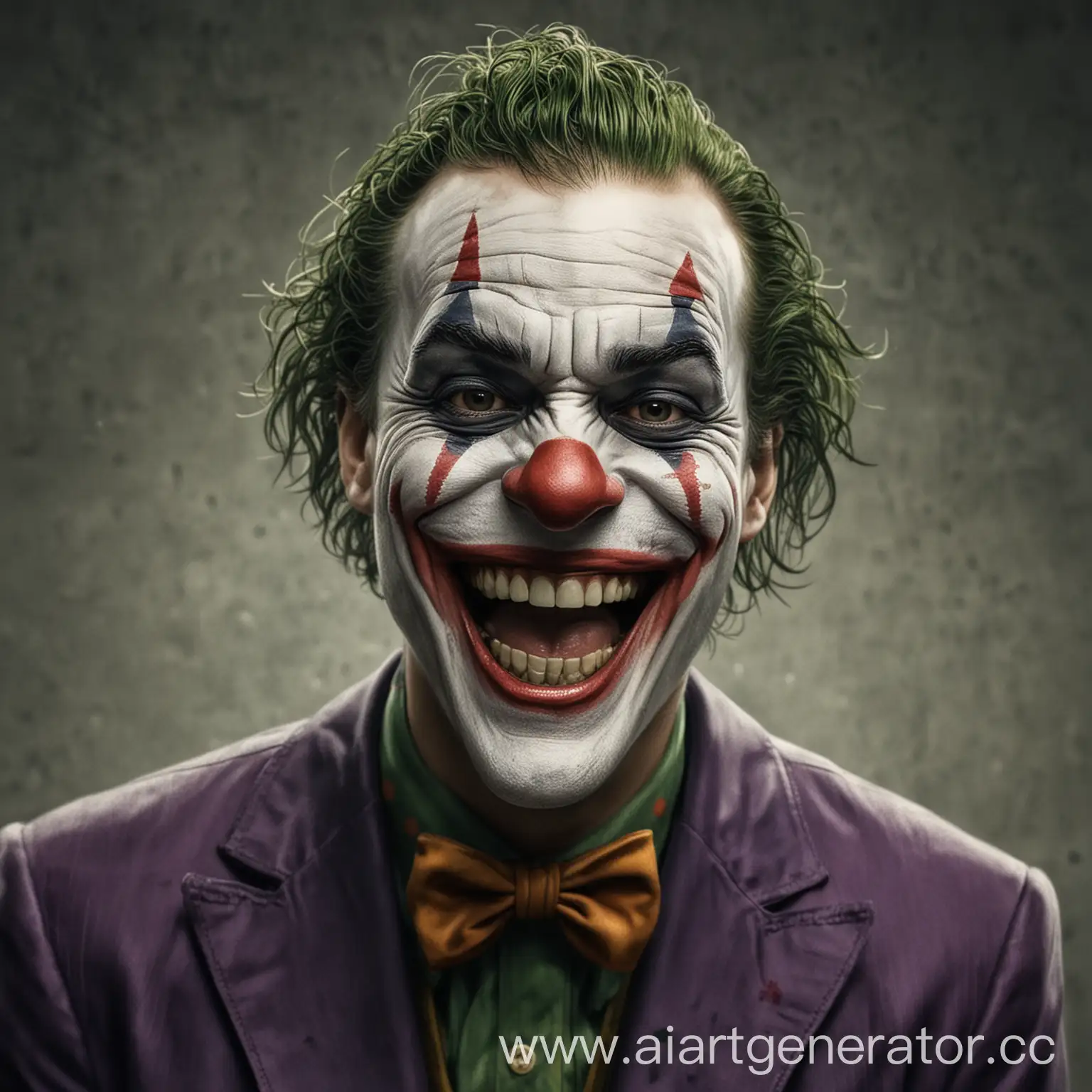 Colorful-Laughing-Joker-with-Mysterious-Grin-and-Vibrant-Energy