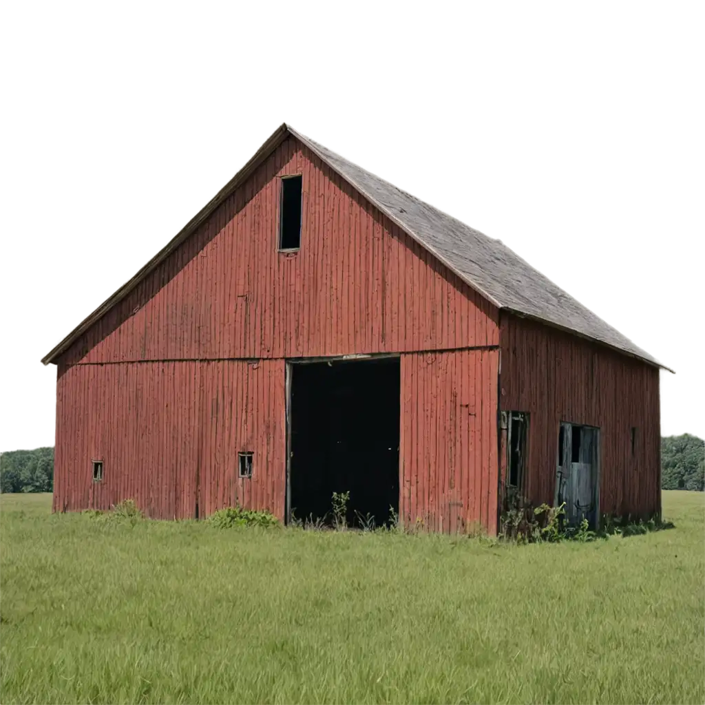 HighQuality-PNG-Image-of-an-Old-Abandoned-Barn-Explore-the-Haunting-Beauty
