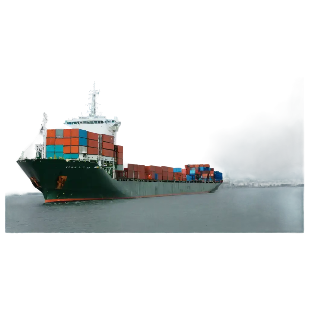 HighQuality-PNG-Image-of-a-Container-Ship-Enhance-Your-Visual-Content-with-Clarity-and-Detail