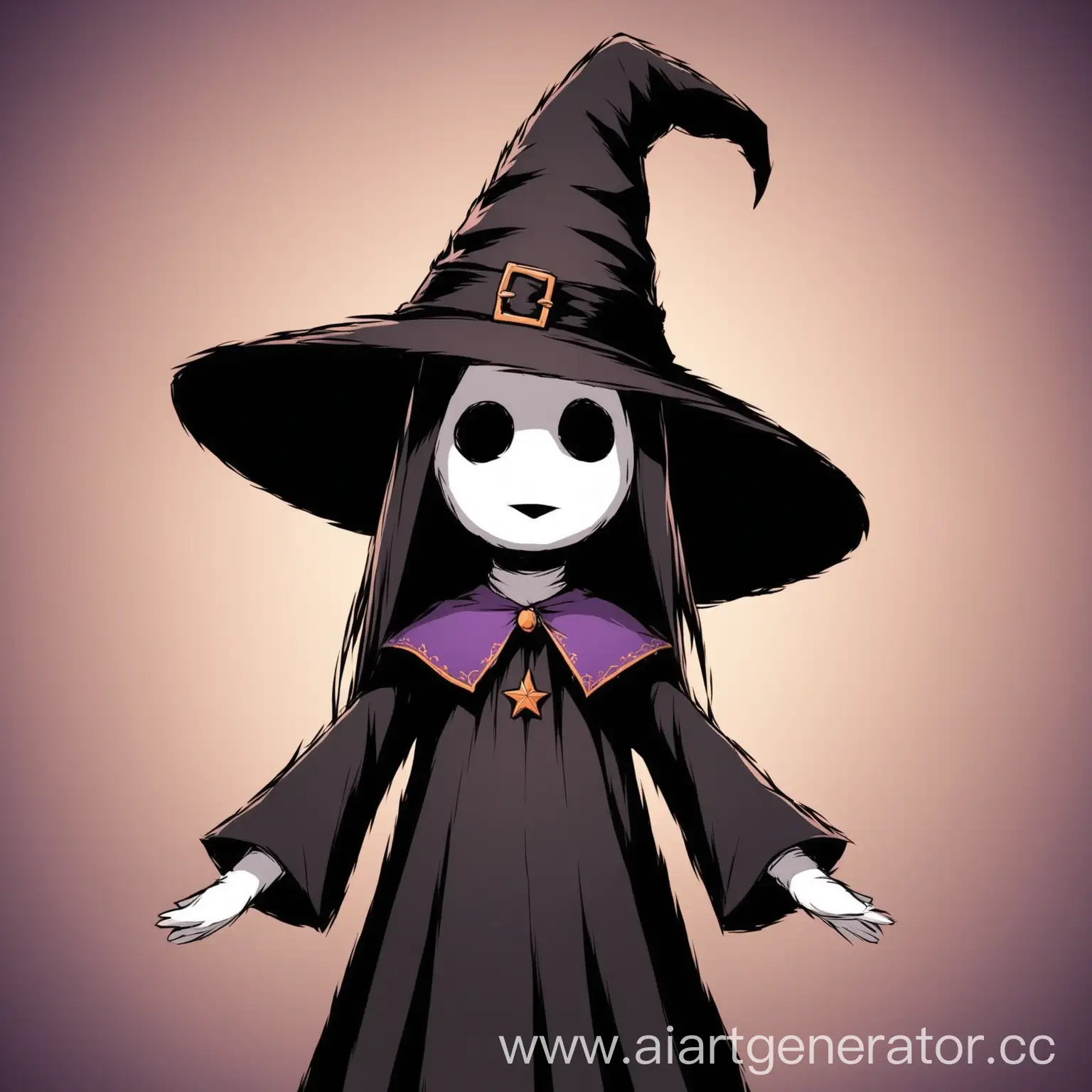 Puppet-in-Witchs-Hat-Without-a-Face