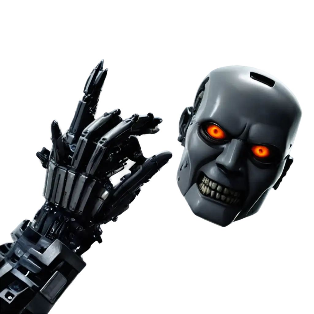 Malevolent-AI-Unleashing-the-Sinister-Power-of-an-Evil-Robot-in-HighQuality-PNG-Format