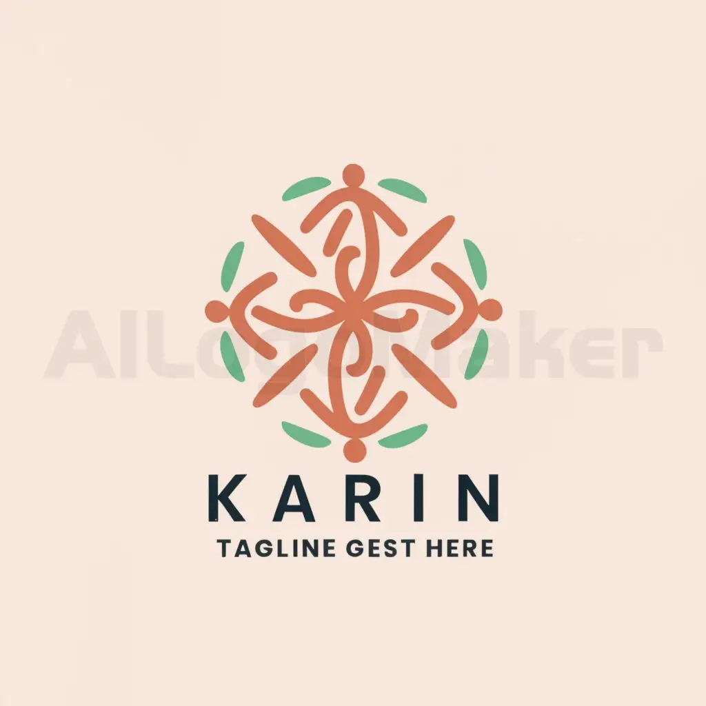 a logo design,with the text "Karin", main symbol:Karin,Moderate,be used in Education industry,clear background