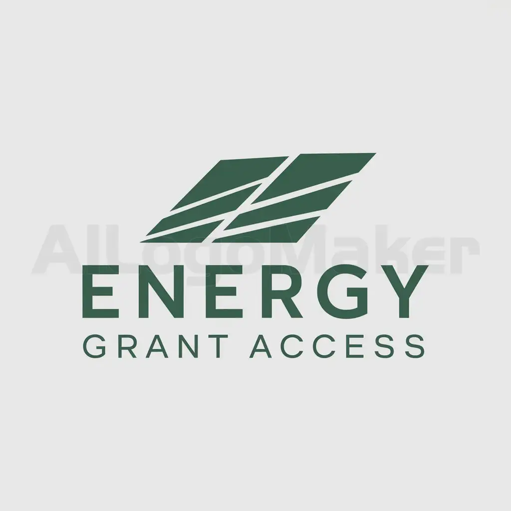 LOGO-Design-For-Energy-Grant-Access-Official-Authoritative-with-Green-and-White-Energy-Icons