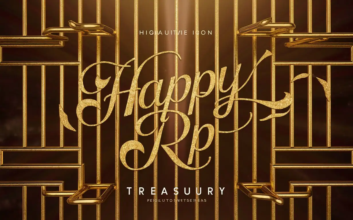 Golden-Bullion-Background-with-Happy-RP-Inscription