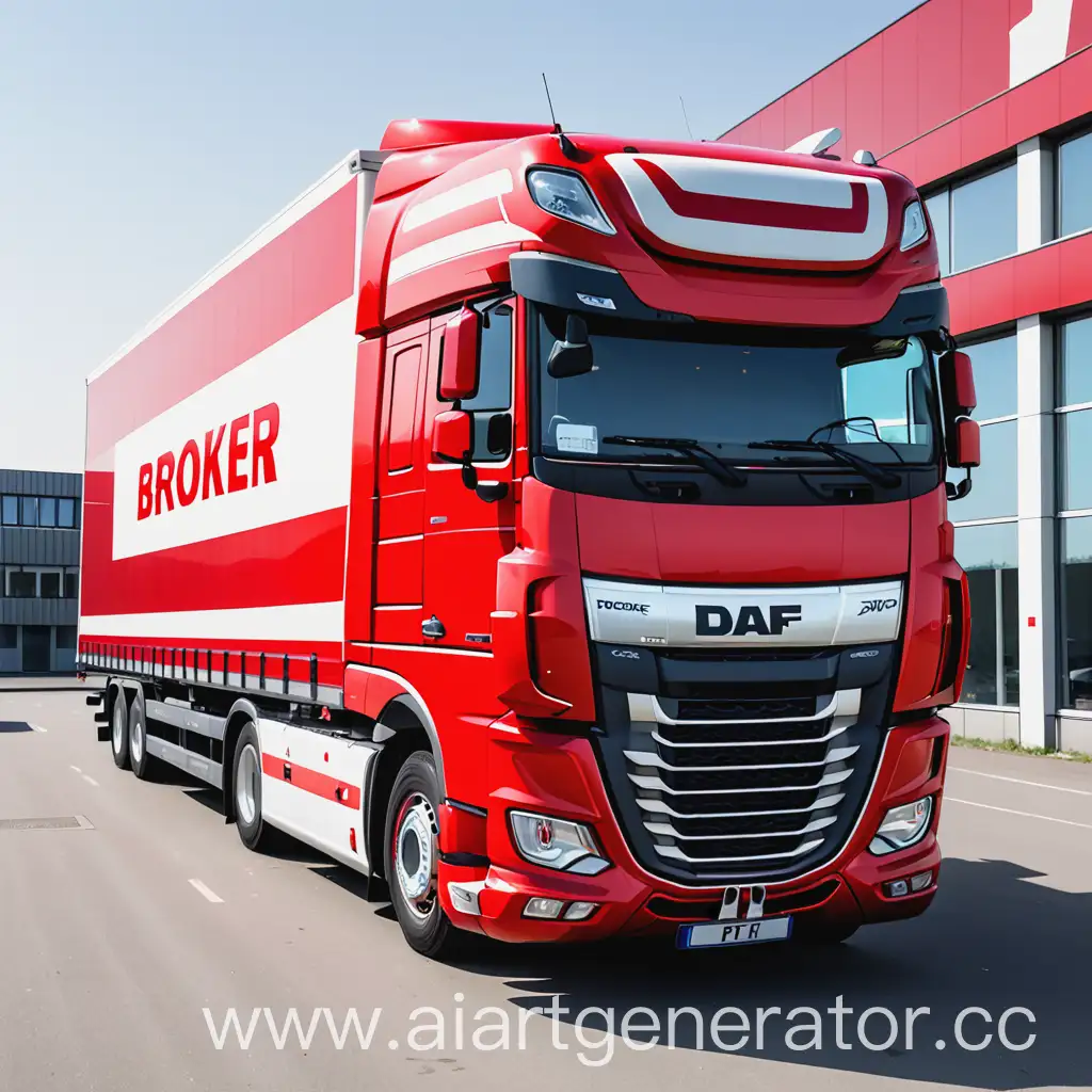 Urban-Broker-Office-with-Black-DAF-XF16-Euro-6-Trucks