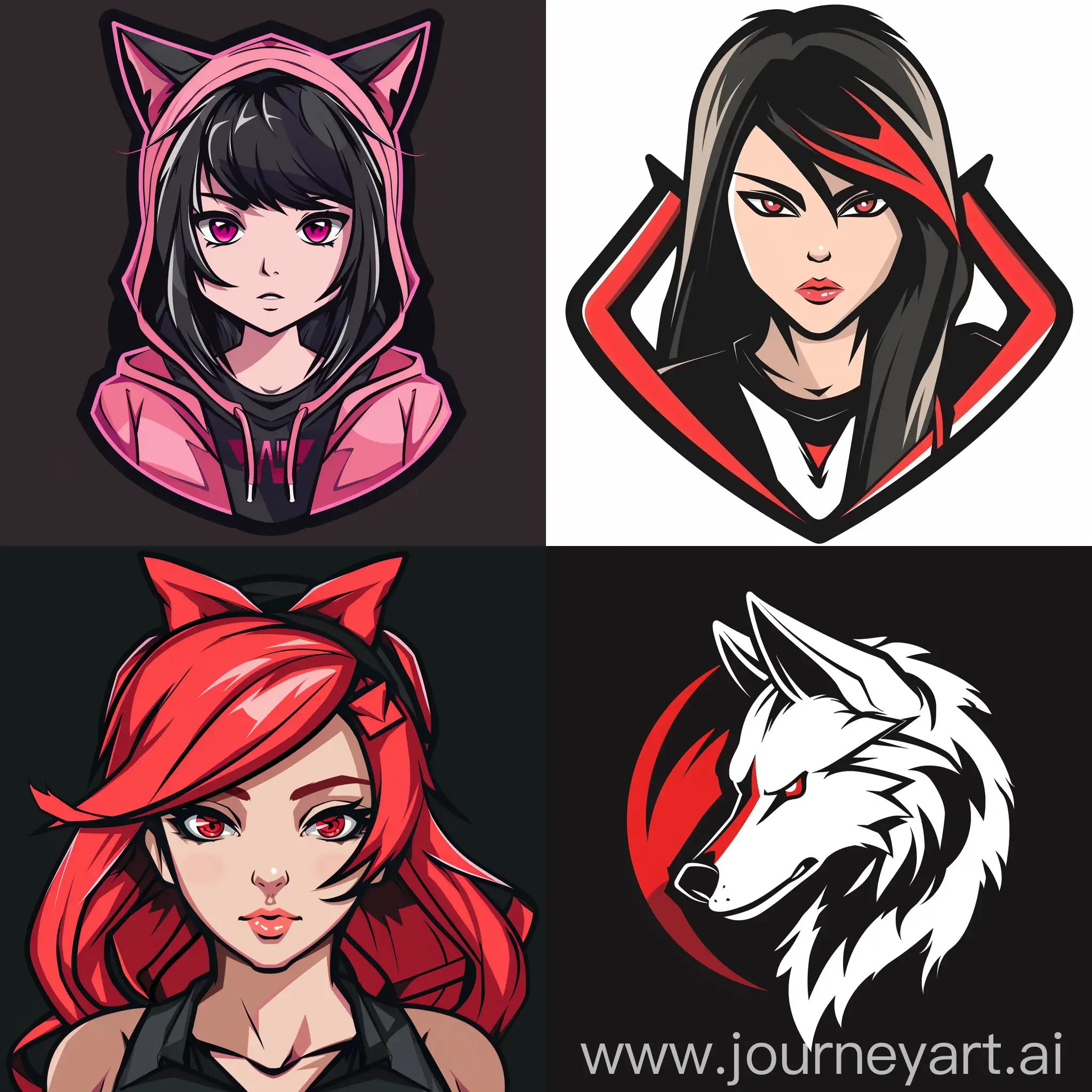 Anime-Style-Team-Logo-Design-with-Vibrant-Colors-and-Dynamic-Characters