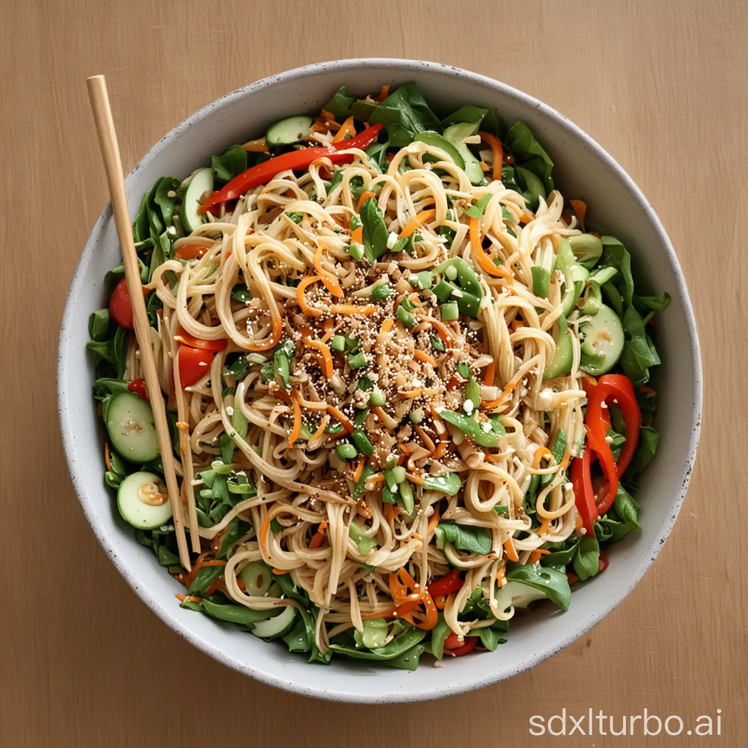 yummy konjac noodles salad