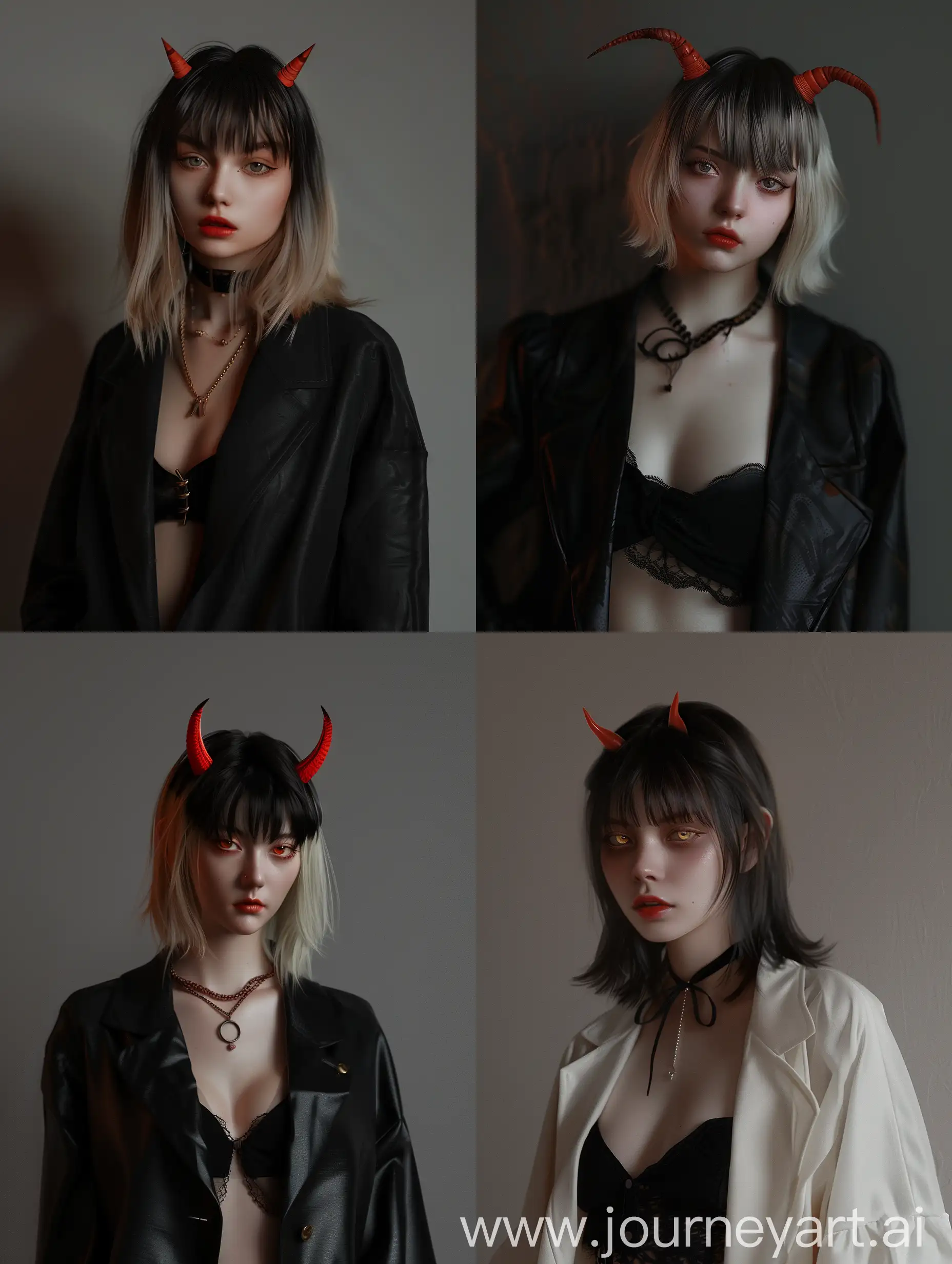 Blonde-Female-with-Straight-Hair-and-Short-Red-Horns