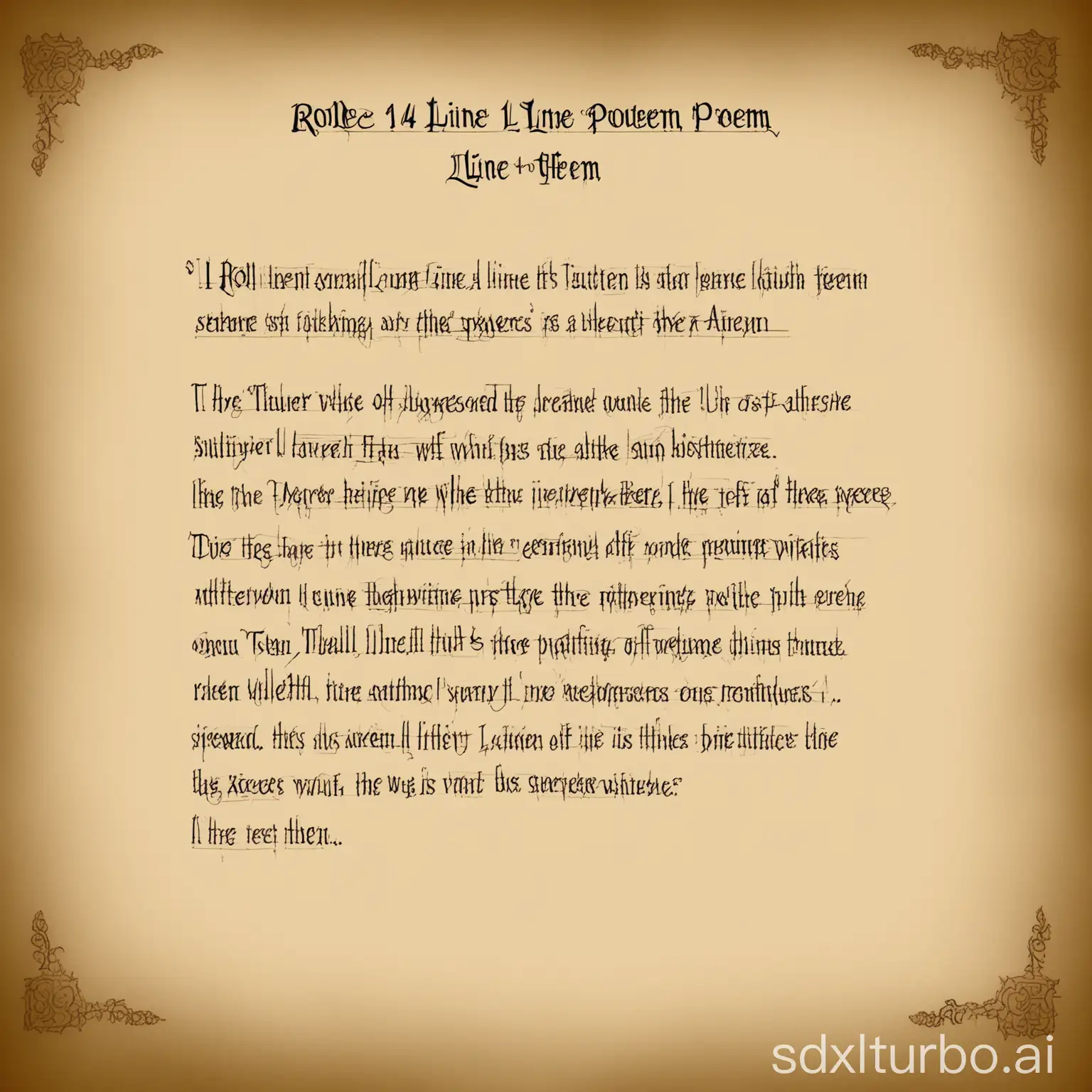 Poetic-Reflections-Role-of-a-Fourteen-Line-Poem