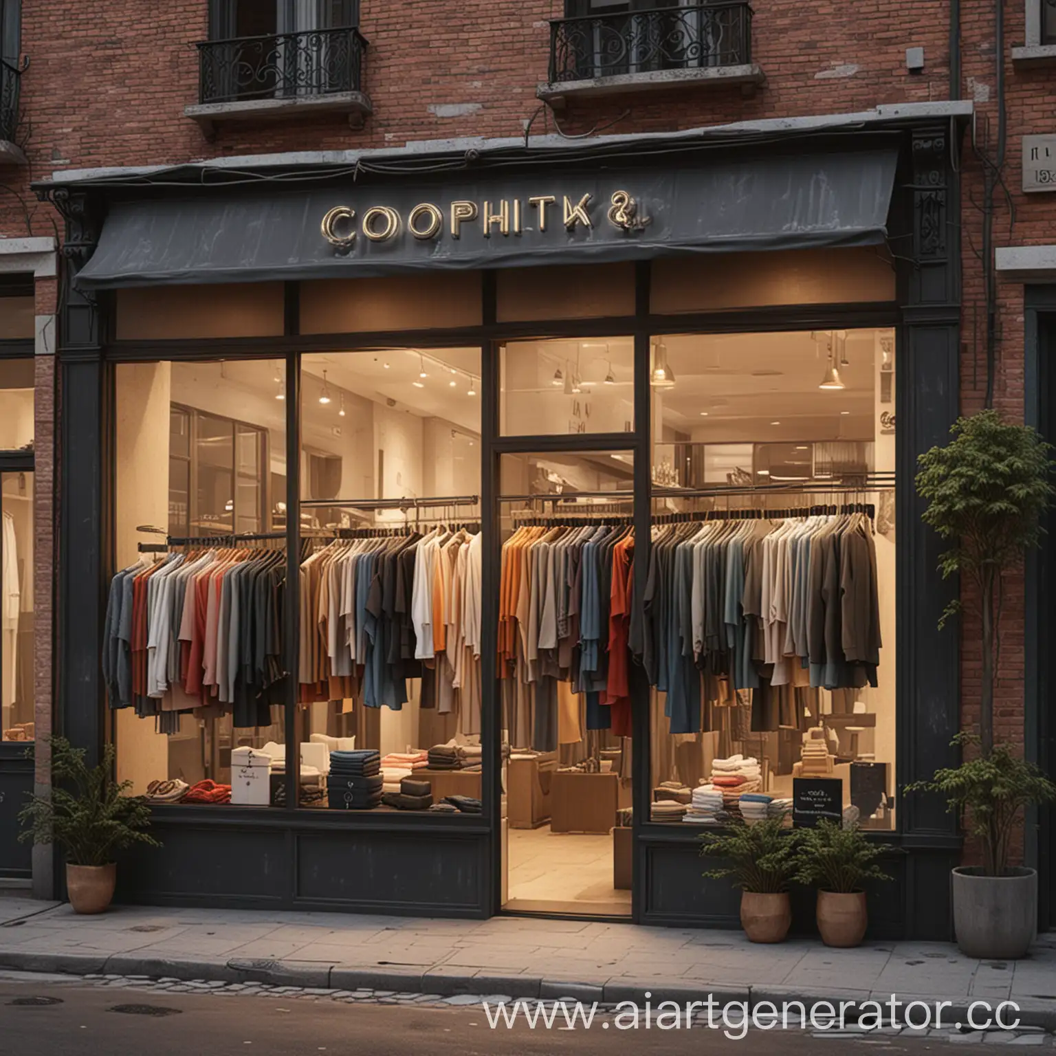 Luxury-Clothing-Boutique-in-Urban-Crime-District