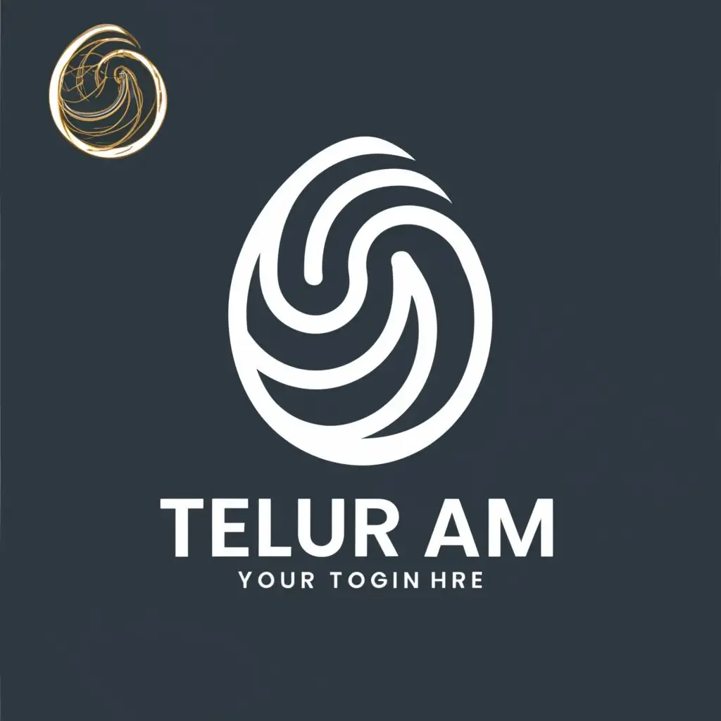 a logo design,with the text "Telur AM", main symbol:egg,Moderate,be used in Retail industry,clear background