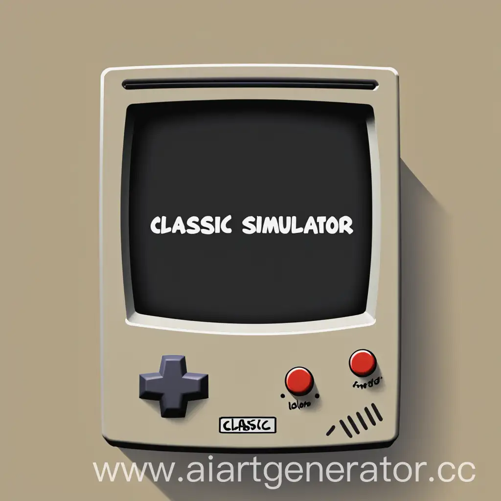 Classic-Simulator-Background-with-Central-Inscription