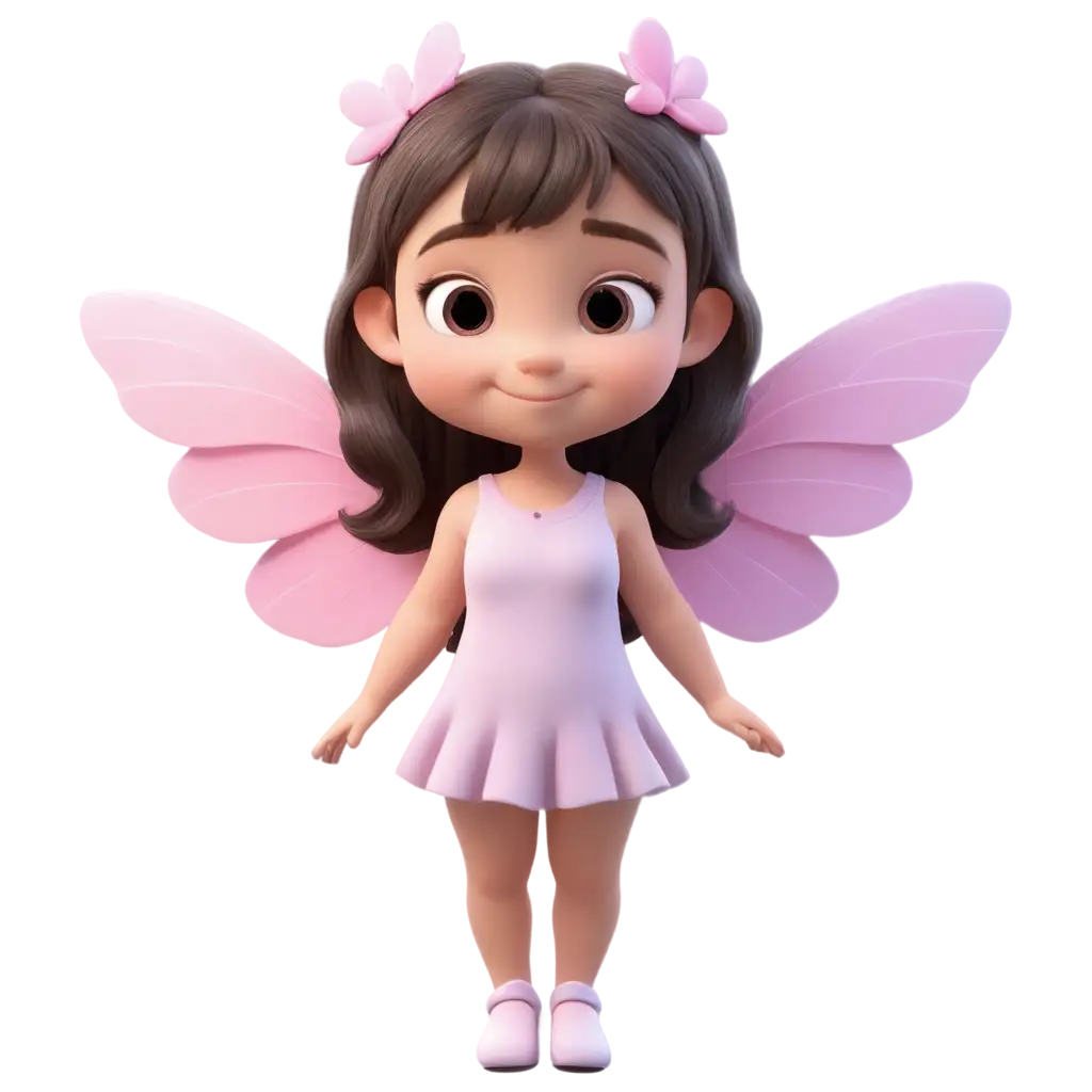 3D-Cute-Baby-Girl-With-Pink-Butterfly-Wings-Adorable-PNG-Image-for-Versatile-Online-Use