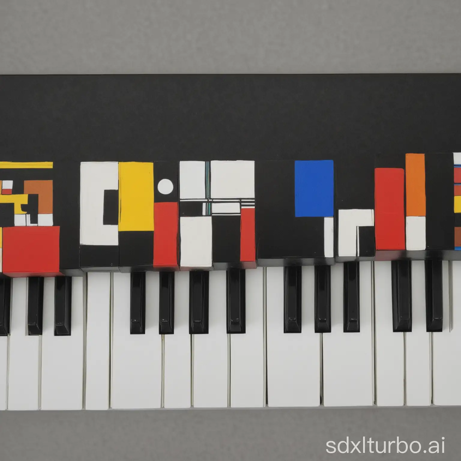 Musical-Keyboard-Performance-Inspired-by-Mondrians-Art