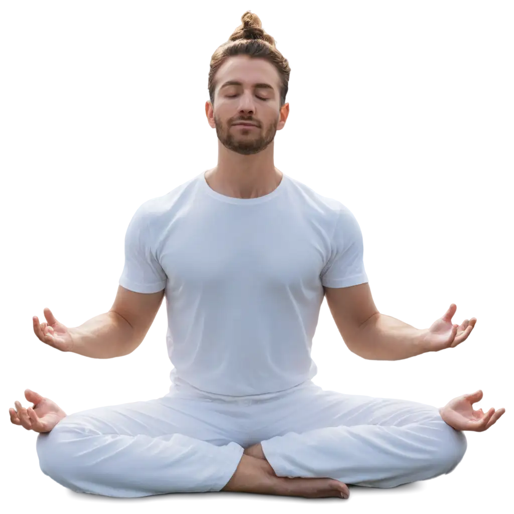 Meditating-Man-in-White-Transformative-PNG-Image-for-Serenity-and-Clarity
